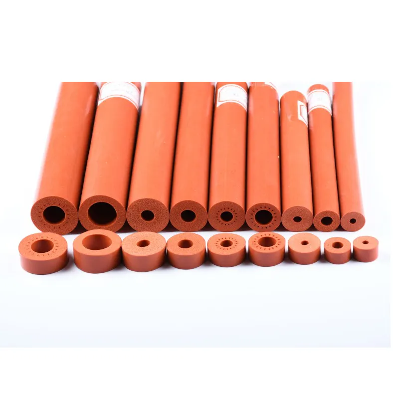 Силиконовая вспененная обжимная трубка