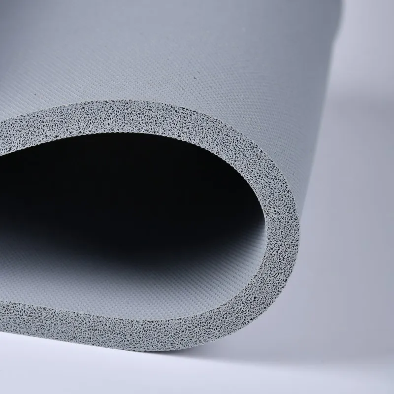 Тканеструктурная вспененная силиконовая плита для термопрессов