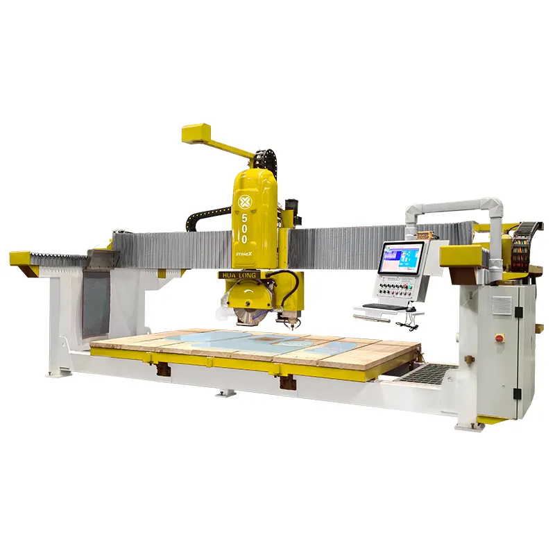 Пятиосевой мостовой станок по камню