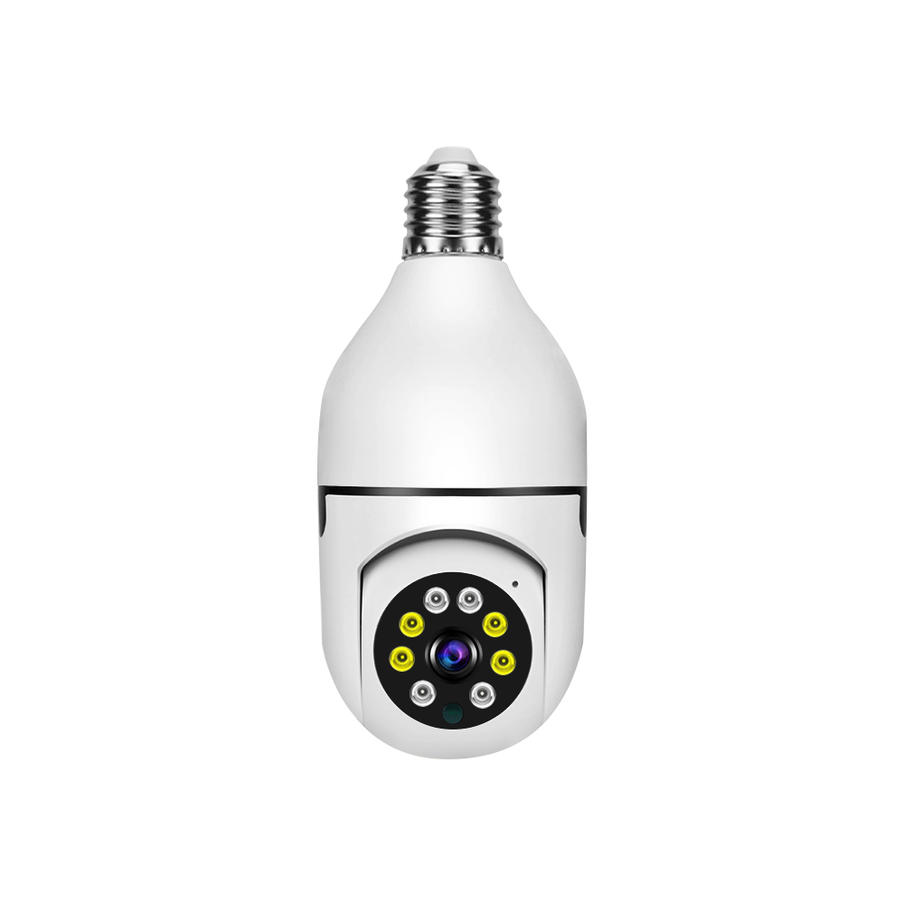 1080P 360-градусная панорамная CCTV WiFi IP-камера PTZ 2-мегапиксельная лампа Безопасная камера，ICSEE 400-мегапиксельная 3-мегапиксельная E27-патронная полноцветная