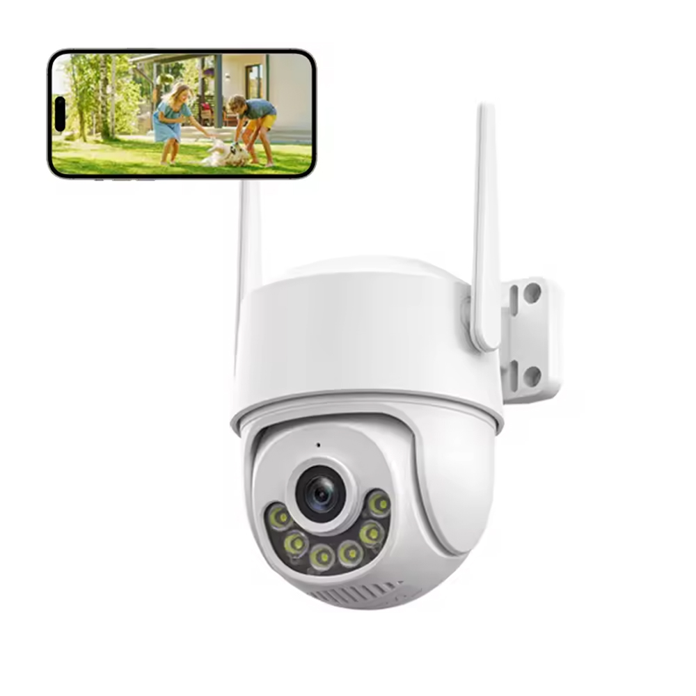 4-мегапиксельная 8-мегапиксельная веб-камера IP5MP беспроводная наружная двухсторонняя аудио купольная камера с автоматическим отслеживанием 1080P WIFI PTZ камера наблюдения