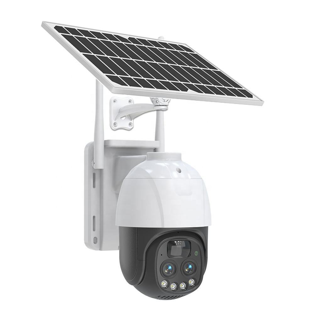 Солнечная камера IP66 с поддержкой FDD GSM WIFI 4G и 10-кратным зумом QS8