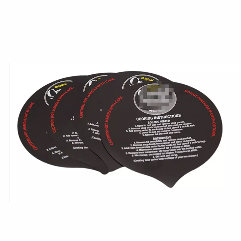 Крышка для стакана лапши быстрого приготовления.1