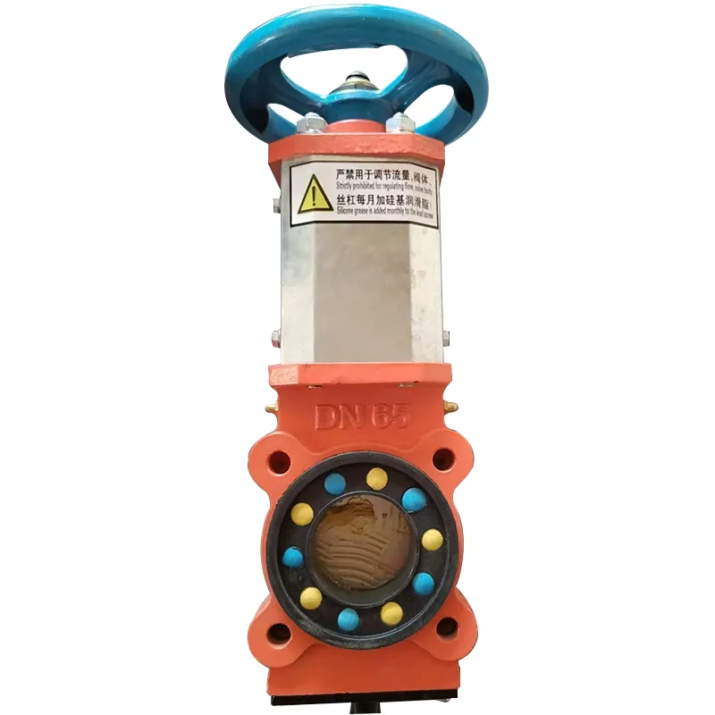 Шиберный ножевой задвижной клапан для горной пр...