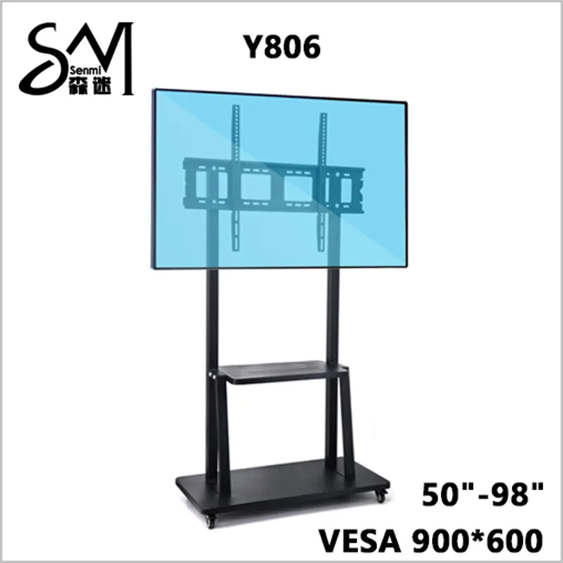 Мобильная Стойка для телевизора большого размера 50&ndash;98 дюймов Y806 (3)