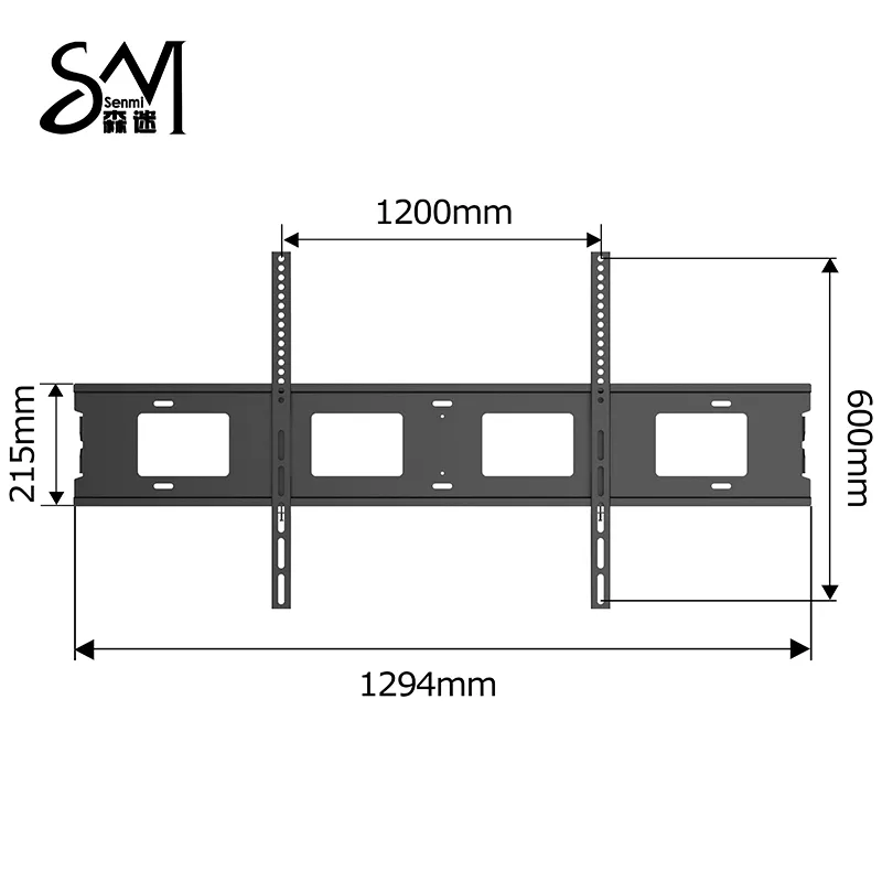 60”-150” Сверхбольшое фиксированное крепление для телевизора B126
