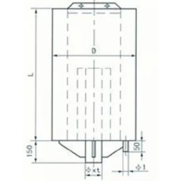 Глушитель с микроотверстиями для истечения