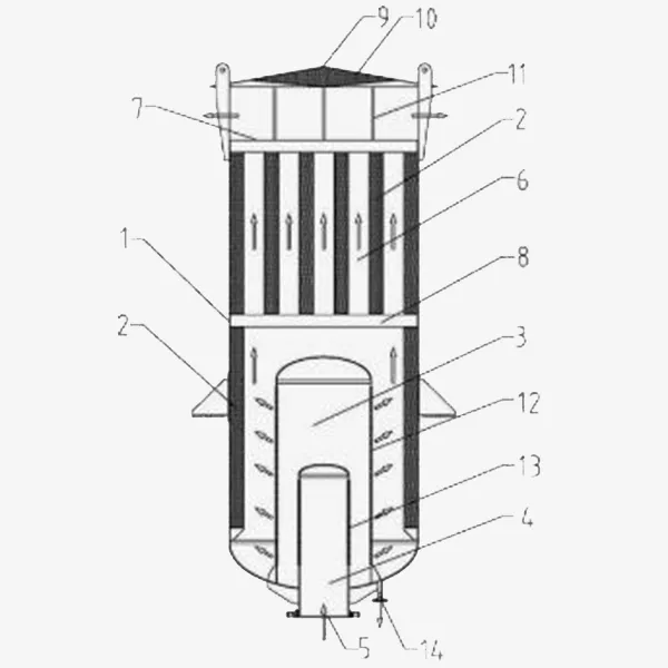 Импедансный комбинированный глушитель
