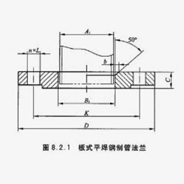 Плоский приварной фланец