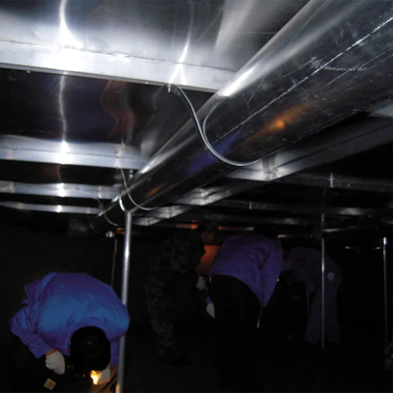 Сборная внутренняя плавающая крыша