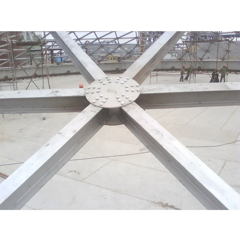 Треугольный сетчатый купол Пластинчатый узел