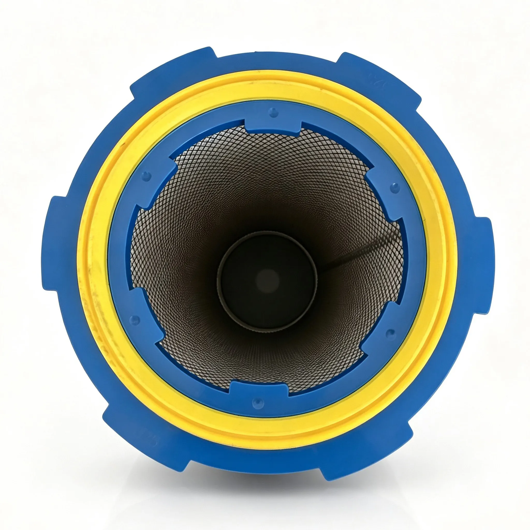Kartrid filter udara dengan dudukan enam bilah yang dapat dilepas dengan cepat