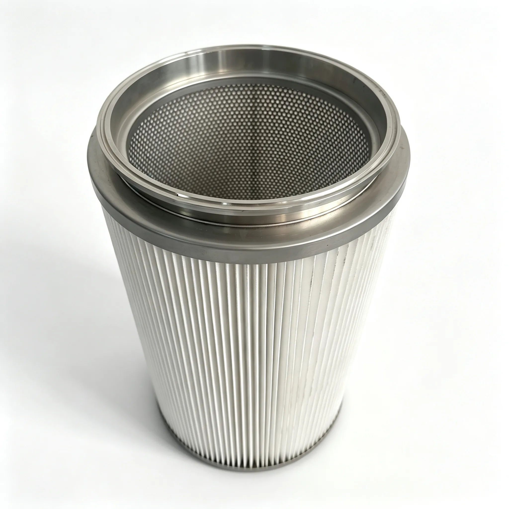 Staubfilterpatrone aus Edelstahl mit Schnellkupplung
