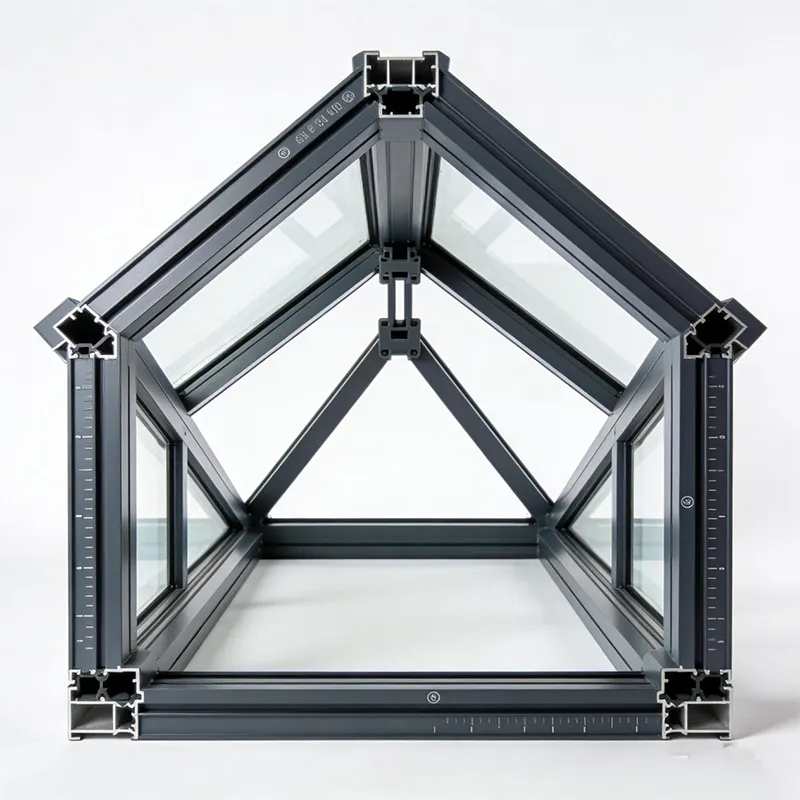 Профили для зенитных фонарей (алюминиевые профили для светопрозрачных конструкций кровли)