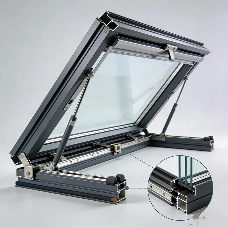 Профили для зенитных фонарей (алюминиевые профили для светопрозрачных конструкций кровли)