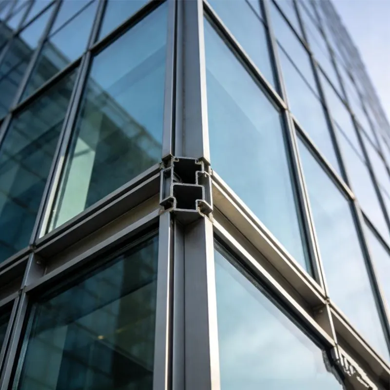 Профили для стеклянных фасадов (стоечно-ригельных систем)