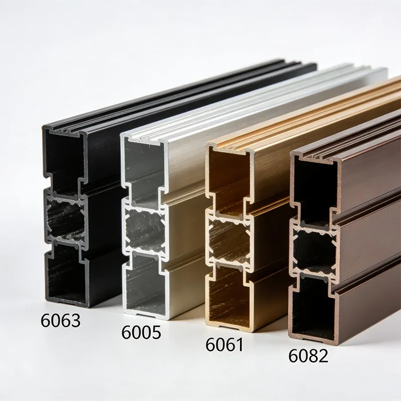 Профили из сплавов марок 6063/6005/6061/6082
