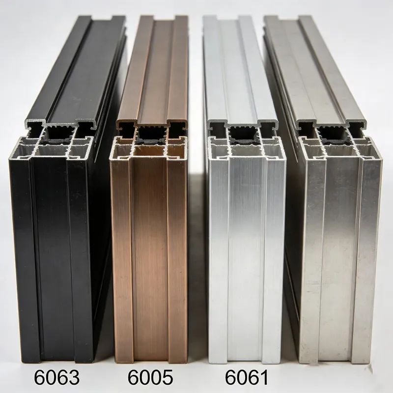Профили из сплавов марок 6063/6005/6061/6082