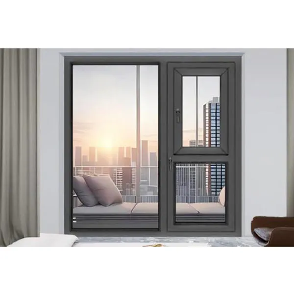 Дверь-окно интегрированная распашная