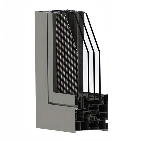 Серия 112 заподлицо рама-створка