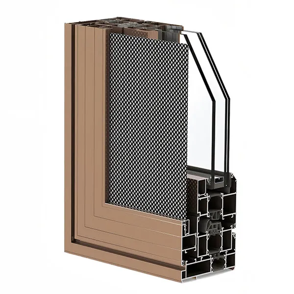 Серия 115 наружное открывание, внутренняя противомоскитная сетка