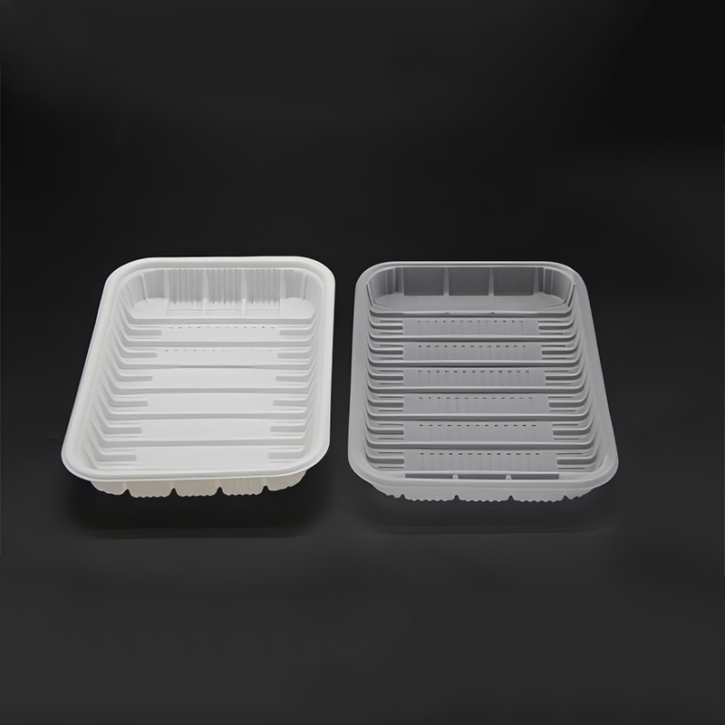 Подносы для еды изготовлены из полипропилена (PP)