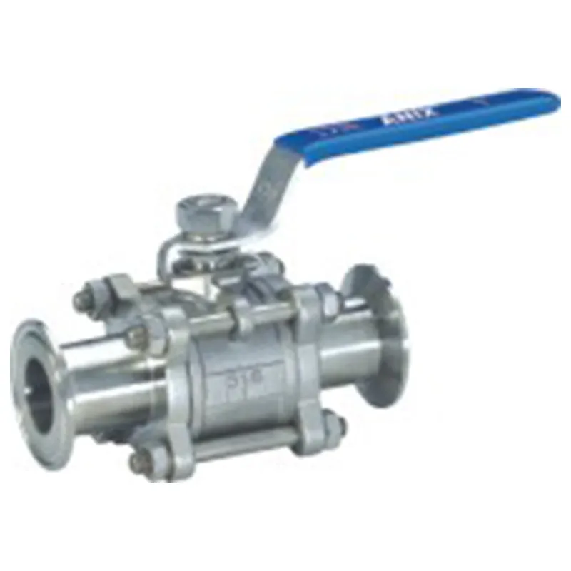 Трехсоставные быстроразъемные шаровые краны