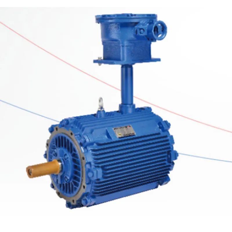 Взрывозащищенные трехфазные асинхронные двигатели для вентиляторов серии YBF3