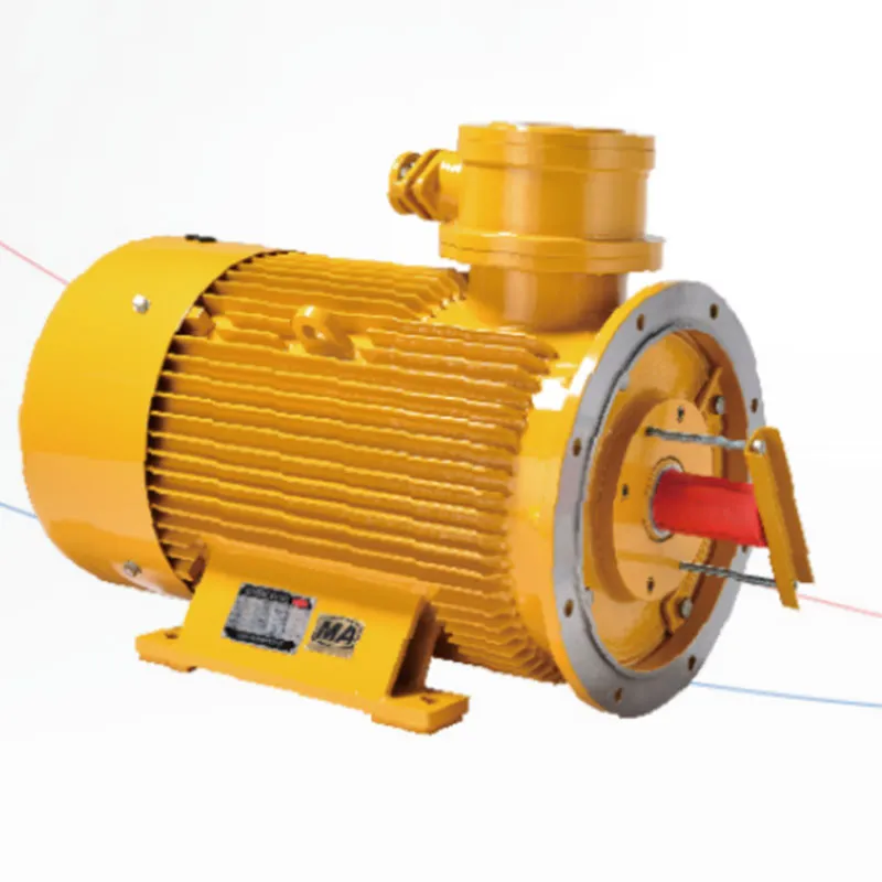 Взрывозащищенные трехфазные асинхронные двигатели для конвейеров серии YBS