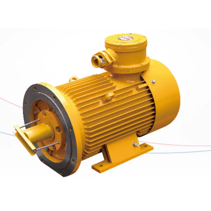 Взрывозащищенные трехфазные асинхронные двигатели для проходческих комбайнов серии YBU