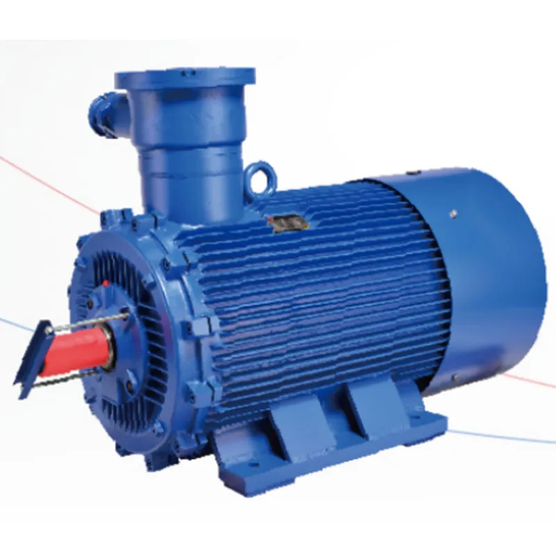 Высокоэффективные взрывозащищенные трехфазные асинхронные двигатели серии YBX4