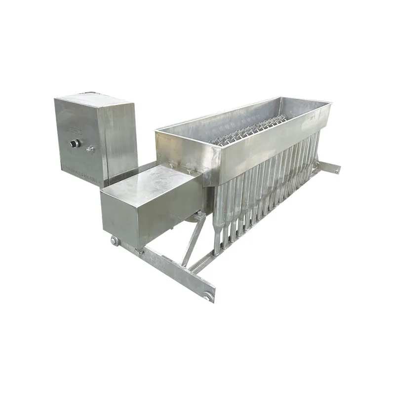 18-рядная пневматическая тележка для дозирования сухофруктов и гранул