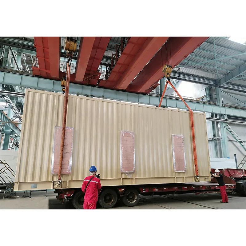 Блочно-модульное здание электротехнического назначения 9500x4000x3900 мм