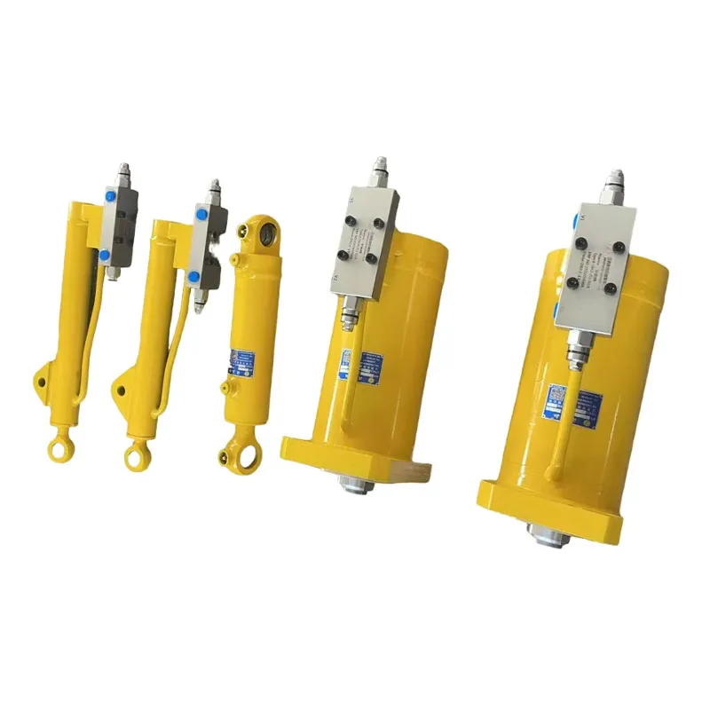 Гидроцилиндр фиксатора беспилотного экскаватора