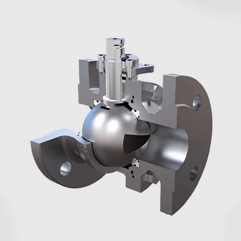 V-образный шаровой кран