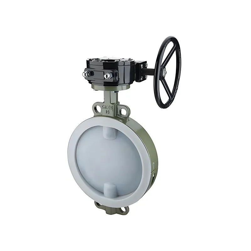 Арматура с футеровкой фторопластом