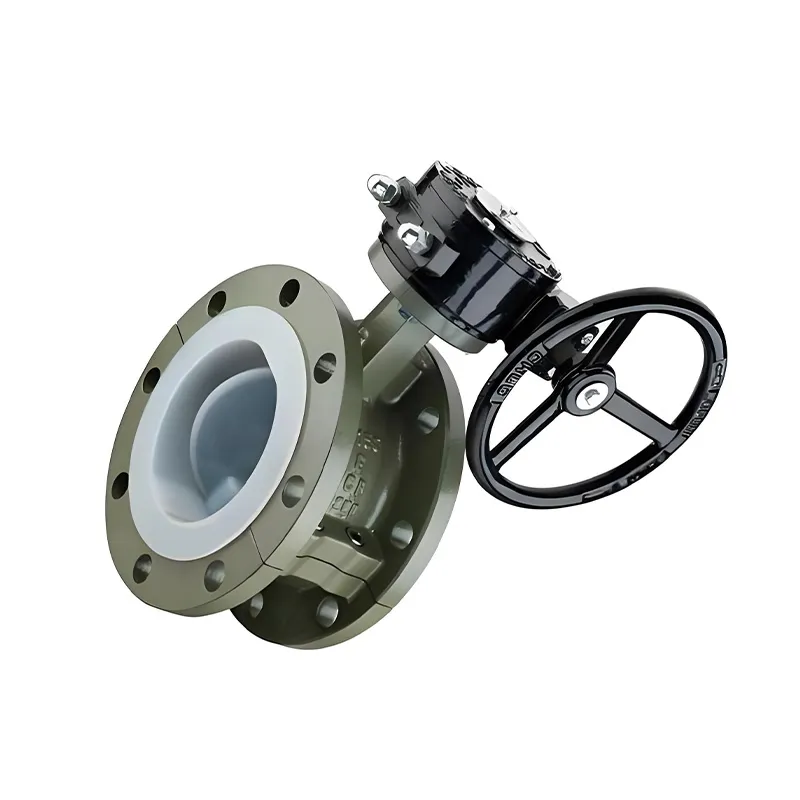 Арматура с футеровкой фторопластом