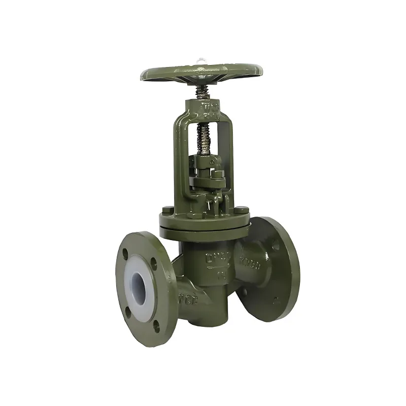 Арматура с футеровкой фторопластом