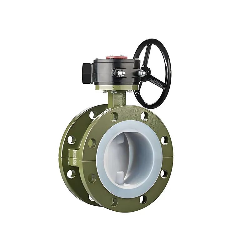 Арматура с футеровкой фторопластом