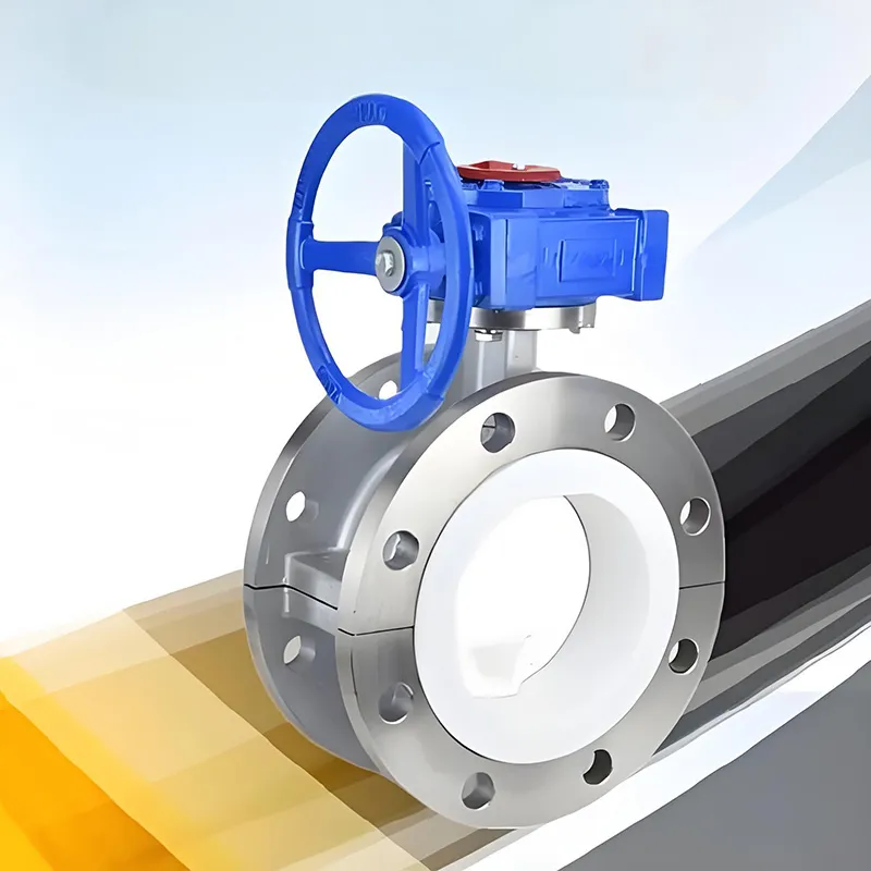 Арматура с футеровкой фторопластом