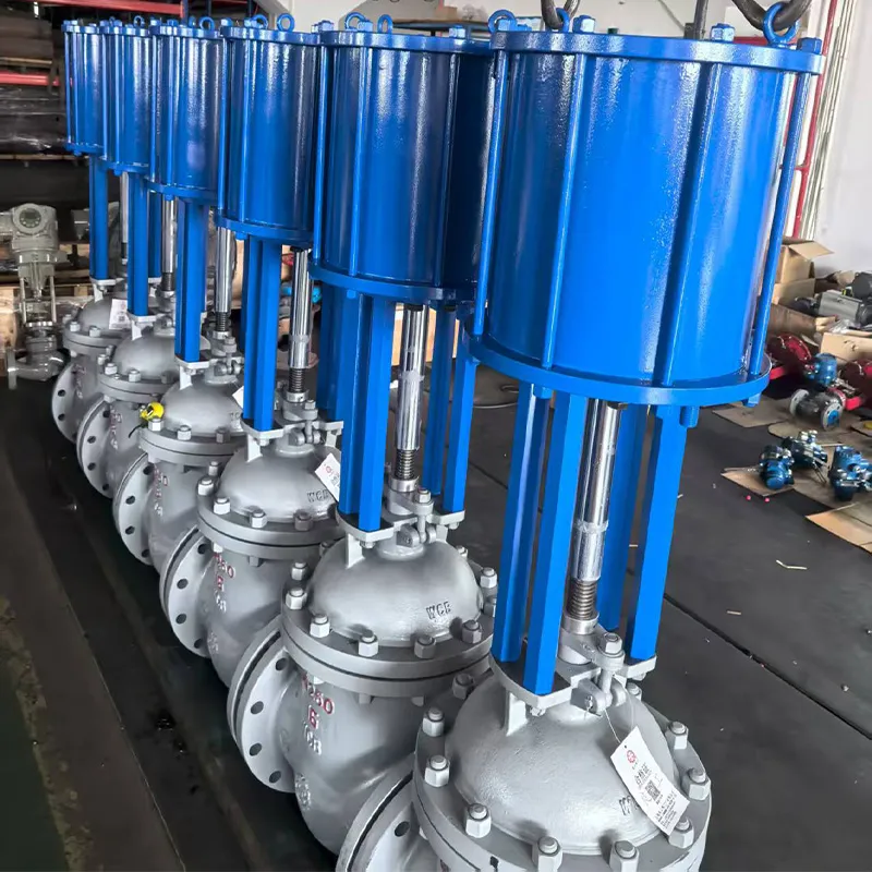 Задвижка с пневмоприводом