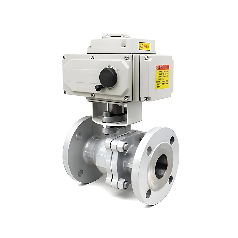 Кран шаровой с электроприводом