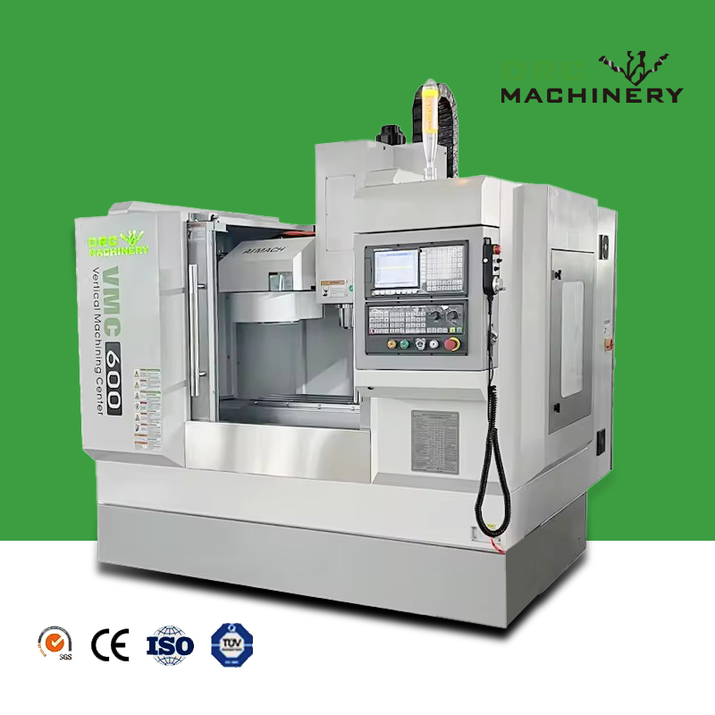 آلة الطحن والخراطة العمودية VMC600 ذات 3 محاور - آلة طحن عالية الدقة CNS لمعالجة المعادن الدقيقة