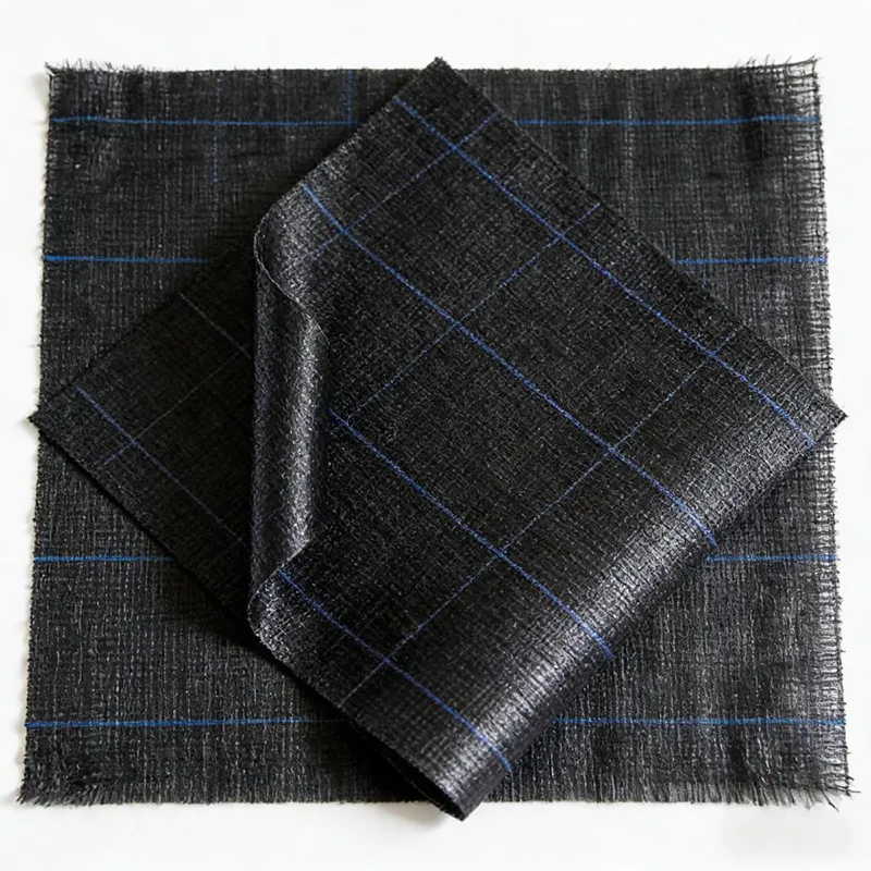 Тканый геотекстиль из полипропиленовой плоской нити