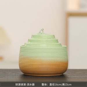 Керамический фонтан-декор &laquo;Градиентные линии&raquo;