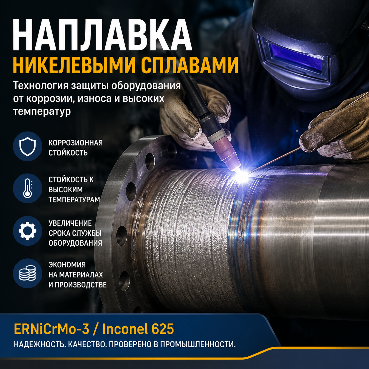 Наплавка никелевыми сплавами: технология защиты промышленного оборудования от коррозии Введение