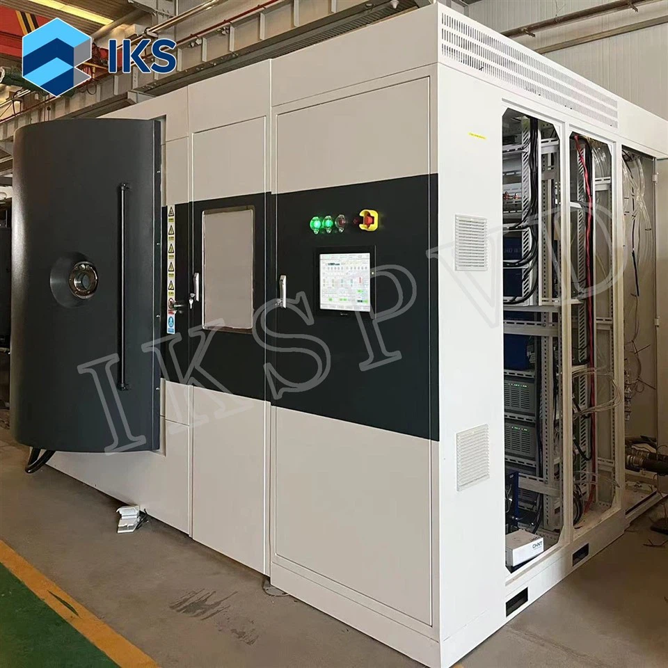 Машина для декоративного PVD-покрытия аксессуаров для ванной комнаты.