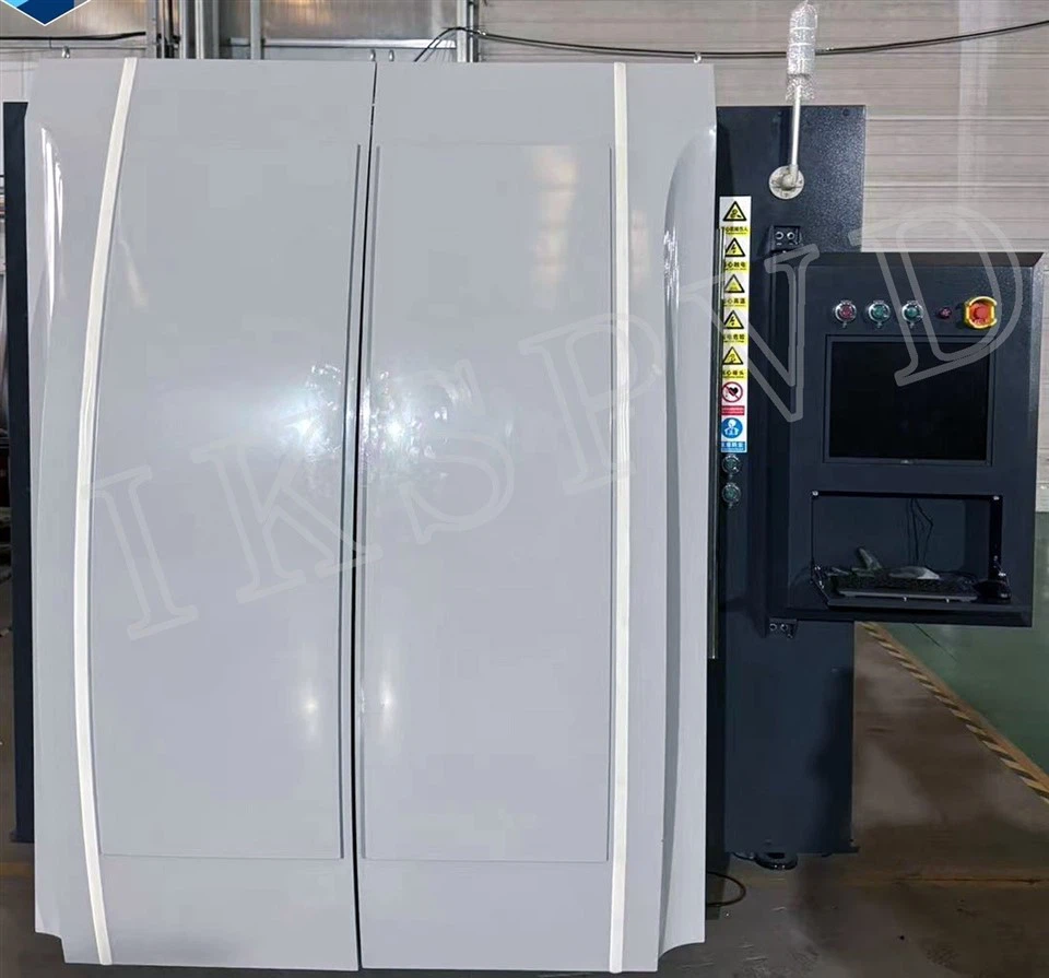 Машина для нанесения DLC-покрытия на детали текстильного оборудования.