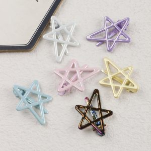 Зажимы-уточки с голографическим эффектом