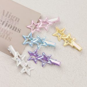 Зажимы-уточки с голографическим эффектом